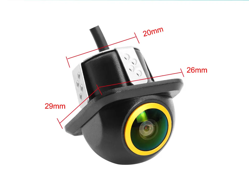 FreedomAutoGear™ SMARTOUR 4K 180° Fisheye Car Rear View Camera