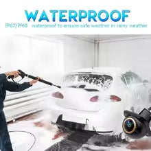 FreedomAutoGear™ SMARTOUR 4K 180° Fisheye Car Rear View Camera